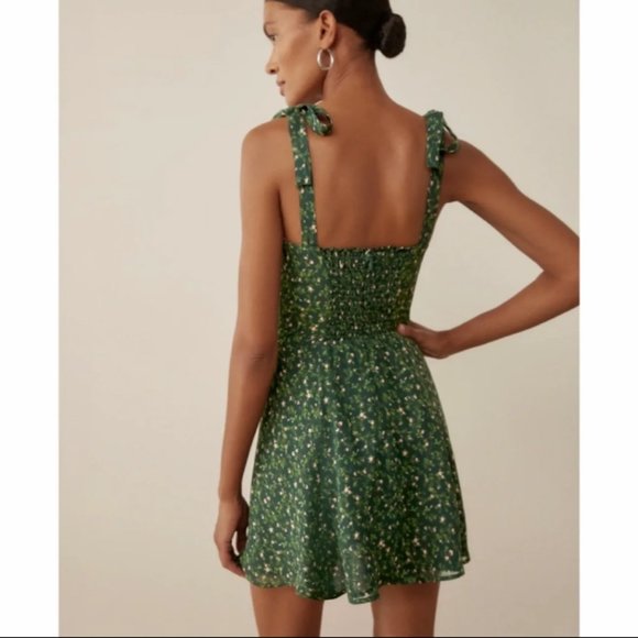 Reformation Niara Dress | Coriander🎉Summer SALE🎀 NEW - Picture 4 of 11